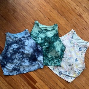 Old Navy - 3 Pack - PowerChill Longline Sports Bra Tanks - XL